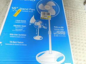 Lasko stand fan $14