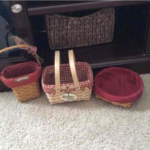 Bundle of Longaberger Baskets