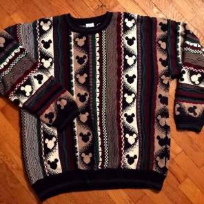 Vintage Mickey Mouse coogi sweater men's