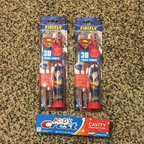 Kids Crest Firefly Superman Toothbrush