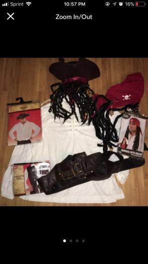 Halloween Pirate Costume Adult