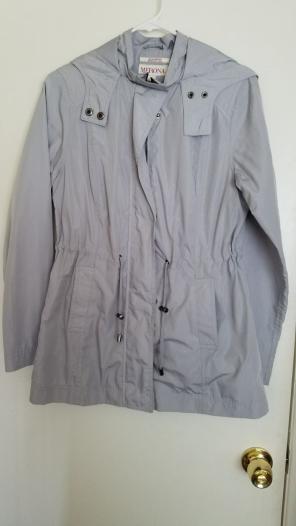 Gray Water Proof Windbreaker Jacket
