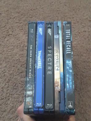 5 Blu Ray steelbooks