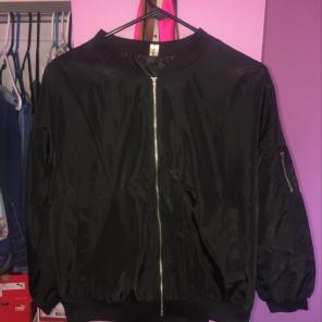 Black Bomber Jacket
