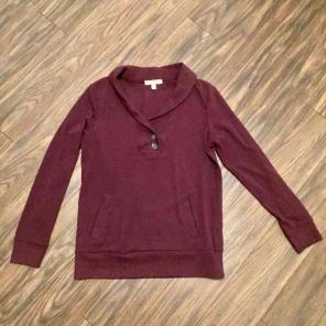 Unisex Banana Republic Maroon Sweater