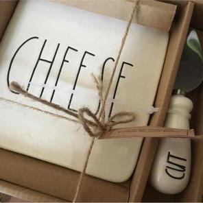 Rae Dunn Cheese/ cut