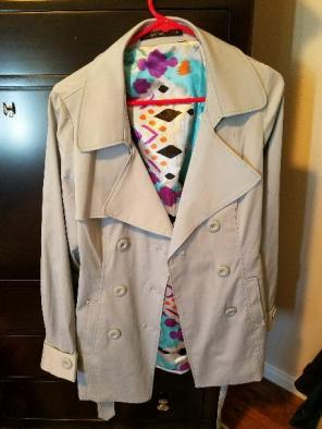 Like new trench coat by Vertigo.
