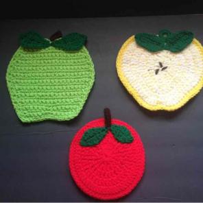 Fruit vintage handmade hot pads