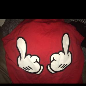Men's Mickey Mouse Middle Finger Tank