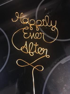 Happily Ever After Cake Topper
