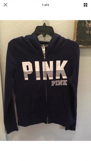 Victoria Secret Pink Zip Up Hoodie