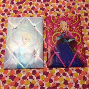 Elsa and Anna Memoboards