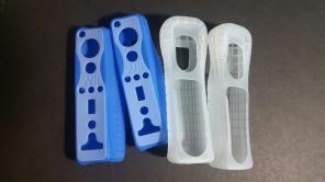 Blue and clear wii condoms