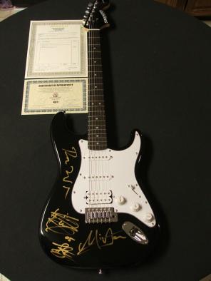 The Rolling Stones Autographed Guitar