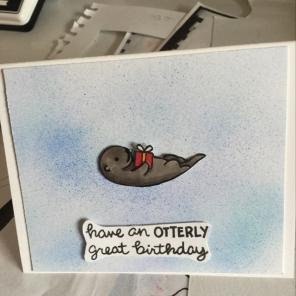 "Have An Otterly Great Birthday" Card