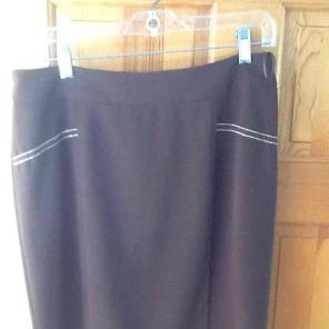 Beautiful brown skirt .
