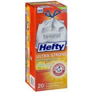 20Pack Hefty 13gal Scent Draw Trash Bags
