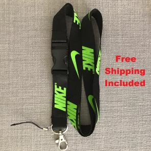 Nike Lanyard Black-Green Free Shipping