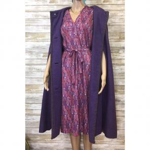 Vintage 70s floral & paisley print dress