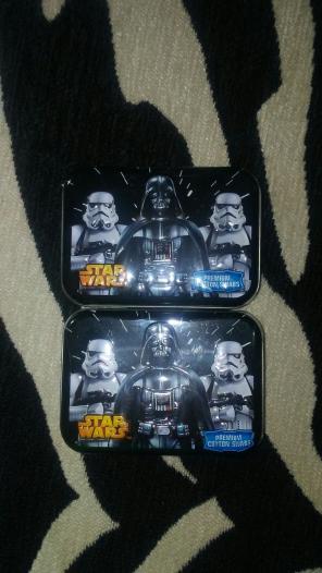 Two Star Wars Tins With Cotton Swabs