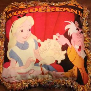 Disney Alice in Wonderland throw pillow