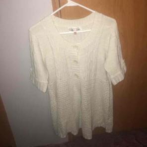 Maternity sweater cardigan