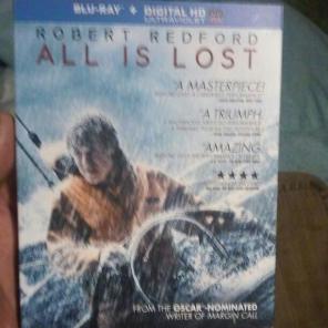 All Is Lost Bluray Disc