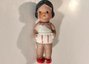 Antique Frozen Charolette Bisque Doll