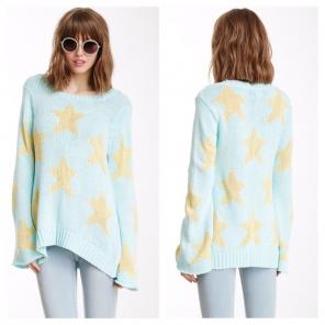 Wildfox Starry Eyed Cotton Sweater L