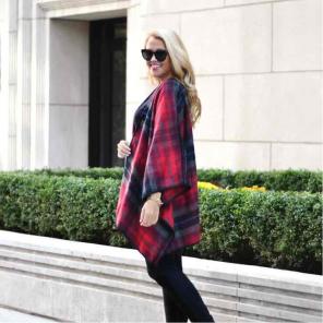 Old Navy Plaid Poncho