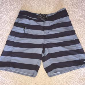 Patagonia Blue Striped Swim Trunks 28