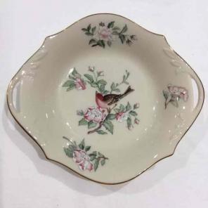 LENOX SERENADE CANDY DISH 24K GOLD TRIM