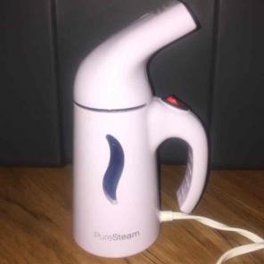 Travel size clothing steamer