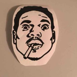 Large Chance the Rapper Sticker
