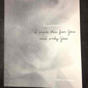 I wrote this for you and only you