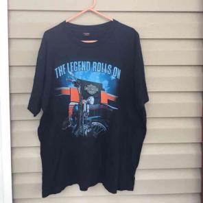 Harley Davidson men's black tee