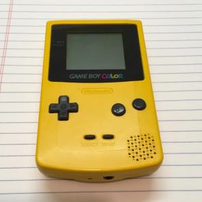 GameBoyColor 1998Nintendo Yellow Pikachu