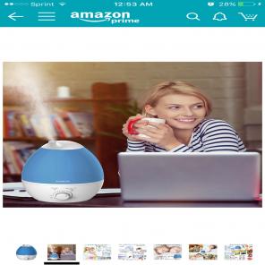 Ultrasonic Humidifier & Diffuser