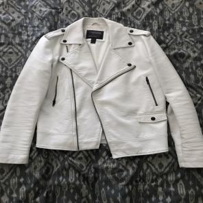 White Biker Jacket