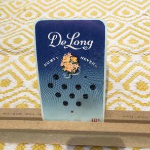 Vintage Size 3/0 Black Coated 10 Count