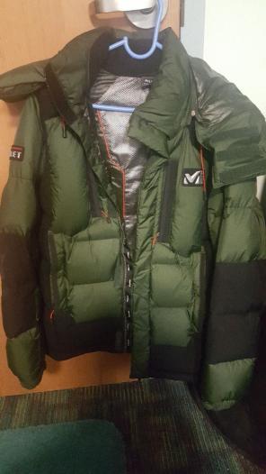 Millet thick goose feather jacket