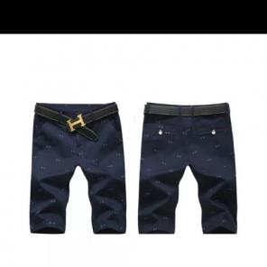 NEW Men's Navy Blue Print Shorts