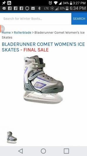 Brand new ice skates