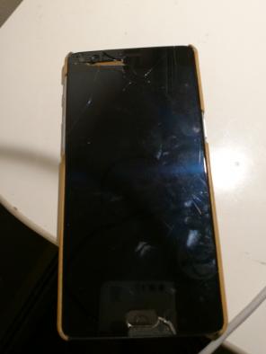 One plus 3 (cracked) case included
