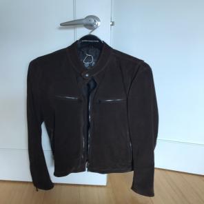 Belstaff Brown Suede Moto Jacket