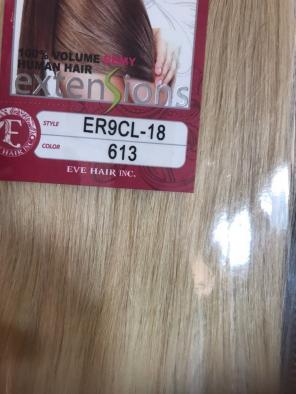 Clipin Human Hair Extensions 18 Inch New