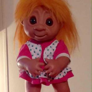 Huge Norfin girl troll doll