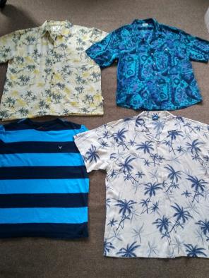 New Fashion Men's Summer Shirts Size L