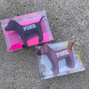 VS PINK MINI MINI DOG SET OF 2 BEGONIA