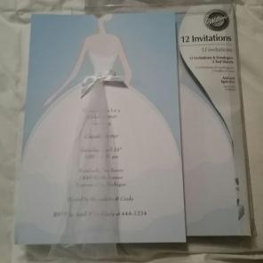 Wilton Bridal shower DIY invitations NIB